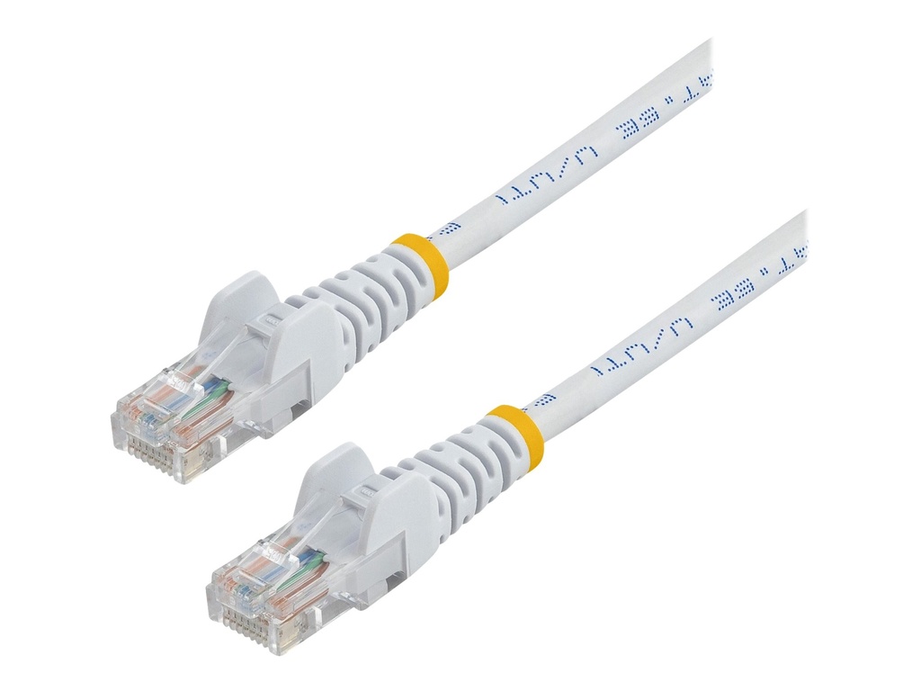 StarTech.com 0,5m Cat5e Ethernet Netzwerkkabel Snagless mit RJ45 - Cat 5e UTP Kabel - Weiß - Patch-Kabel - RJ-45 (M)