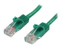 StarTech.com 5m Cat5e Ethernet Netzwerkkabel Snagless mit RJ45 - Cat 5e UTP Kabel - Grün - Netzwerkkabel - RJ-45 (M)