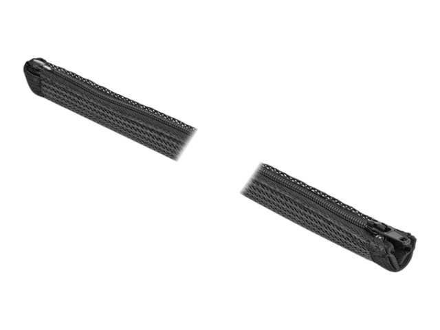 Delock Geflechtschlauch - 1 m - Schwarz