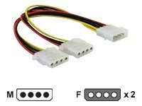 Delock Netz-Splitter - interne Stromversorgung, 4-polig (M)