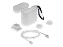 Delock Zubehörkit für kabellose Kopfhörer - weiß - für Apple AirPods (1. Generation, 2. Generation)