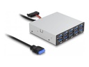Delock Hub - 3.5", 5 Gbps, front panel - 10