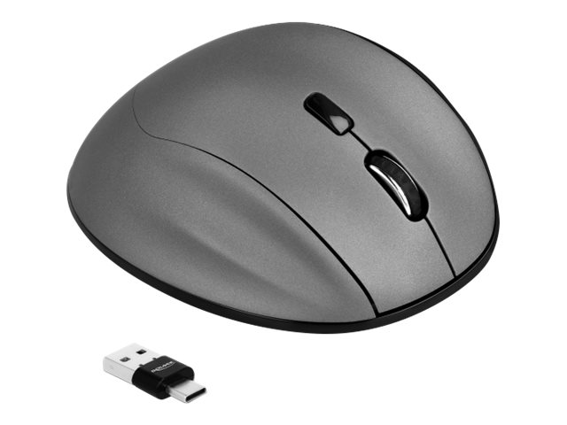 Delock Maus - ergonomisch - Für Rechtshänder