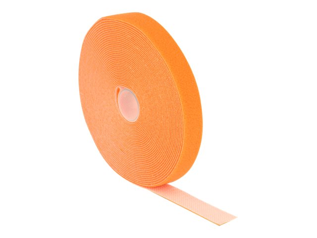 Delock Klettverschluss - 10 m - orange