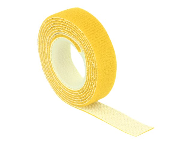 Delock Klettverschluss - 1 m - Gelb