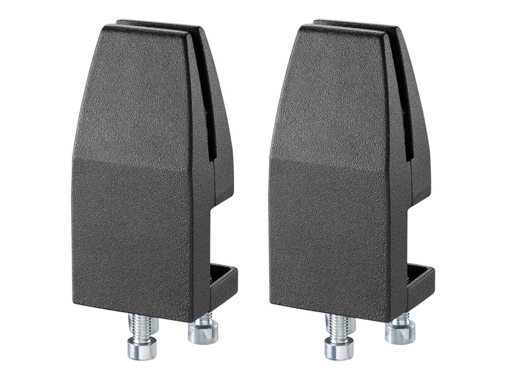 Neomounts NS-CLMP40BLACK Klemmensatz für Schreibtisch (2 Stk) - max 5 kg - Schwarz - Aluminium - 5 kg - Tisch/Bank - 0 - 89 mm - 0 - 42 mm