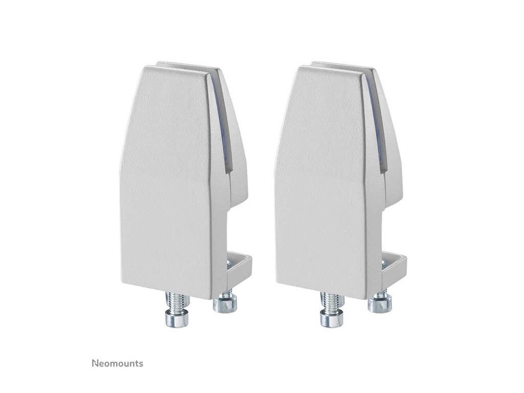 Neomounts Schreibtischzwinge - weiß (Packung