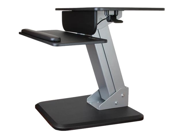 StarTech.com Height Adjustable Standing Desk Converter - Sit Stand Desk with One-finger Adjustment - Ergonomic Desk (ARMSTS)