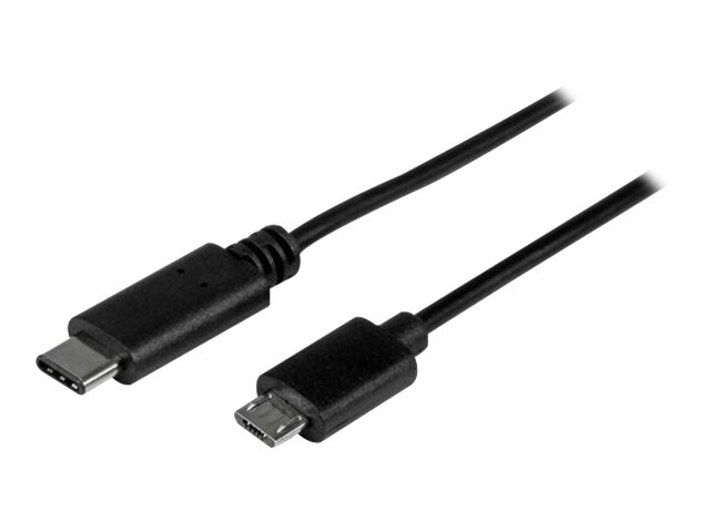 StarTech.com USB 2.0 USB-C auf Micro-B Kabel - 1m - USB C zu Micro B Anschlusskabel - USB-Kabel - 24 pin USB-C (M)