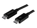 StarTech.com StarTech 1m (3.3ft) Thunderbolt 3 Cable, 20Gbps, 100W PD, 4K Video, Thunderbolt-Certified, Compatible w/ TB4/USB 3.2/DisplayPort - Thunderbolt-Kabel - USB-C (M)