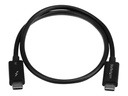 StarTech.com StarTech 50cm (1.6ft) Thunderbolt 3 Cable, 40Gbps, 100W PD, 4K/5K Video, Thunderbolt-Certified, Compatible w/ TB4/USB 3.2/DisplayPort - Thunderbolt-Kabel - USB-C (M)