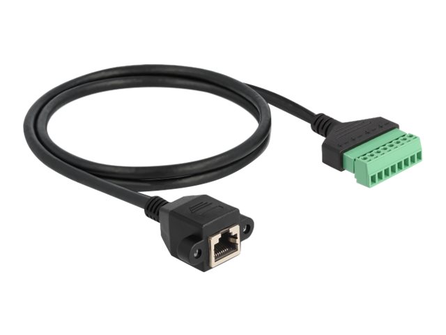Delock Netzwerkadapterkabel - 8-polige Anschlussleiste (W)