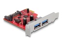 Delock USB-Adapter - PCIe 2.0 Low-Profile