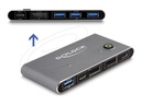 Delock KVM-/USB-Switch - 30Hz, 8K, with USB 5 Gbps