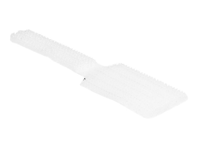 Delock Klett-Kabelhalter - Mini, selbstklebend - 9 cm - weiß (Packung mit 10)