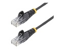 StarTech.com 3m Slim LSZH CAT6 Ethernet Cable, 10 Gigabit Snagless RJ45 100W PoE Patch Cord, CAT 6 10GbE UTP Network Cable w/Strain Relief, Black, ETL, Low Smoke Zero Halogen - Category 6 - 28AWG (N6PAT300CMBKS)
