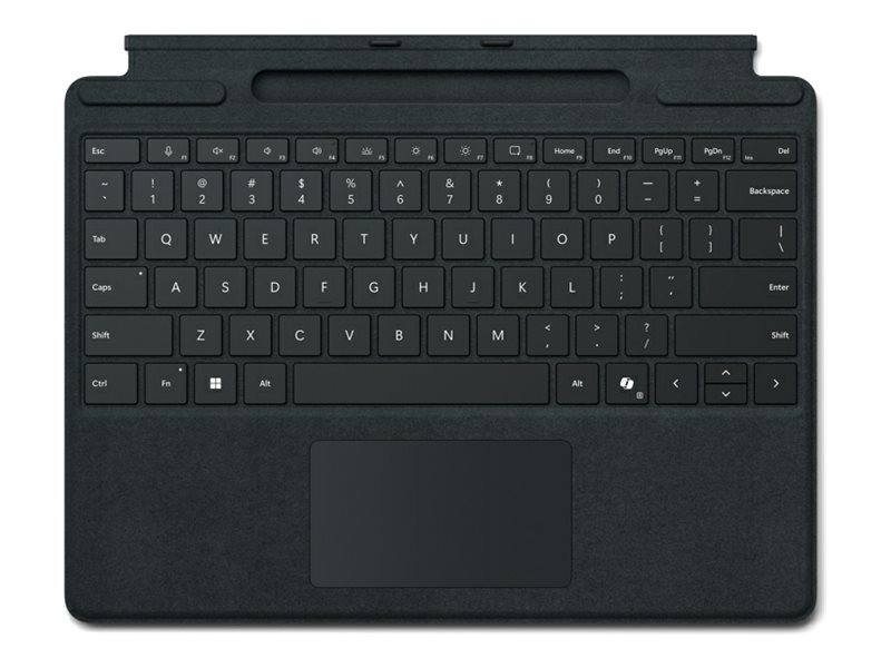 Microsoft Surface Pro Keyboard - Tastatur - mit Trackpad, Beschleunigungsmesser, Surface Slim Pen 2 Ablage- und Ladeschale