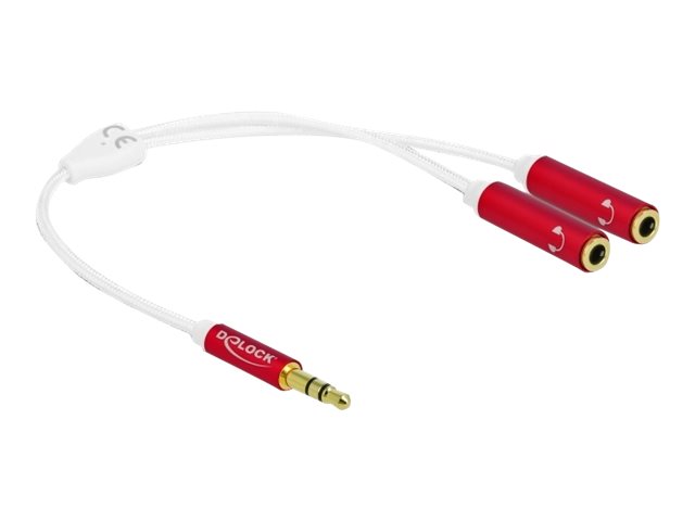 Delock Audio-Splitter - mini-phone stereo 3.5 mm männlich zu mini-phone stereo 3.5 mm weiblich