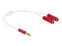 Delock Audio-Splitter - mini-phone stereo 3.5 mm männlich zu mini-phone stereo 3.5 mm weiblich