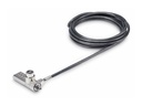 StarTech.com 10-Pack Doppelzugriff Laptopschloss, 2m Kabelschloss, K-Slot - Sicherheitskabelschloss - schwarz & silber - 2 m (Packung mit 10)