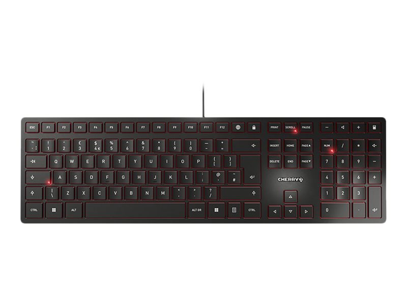 Cherry KC 6000 SLIM - Tastatur - USB - GB - Tastenschalter: CHERRY SX