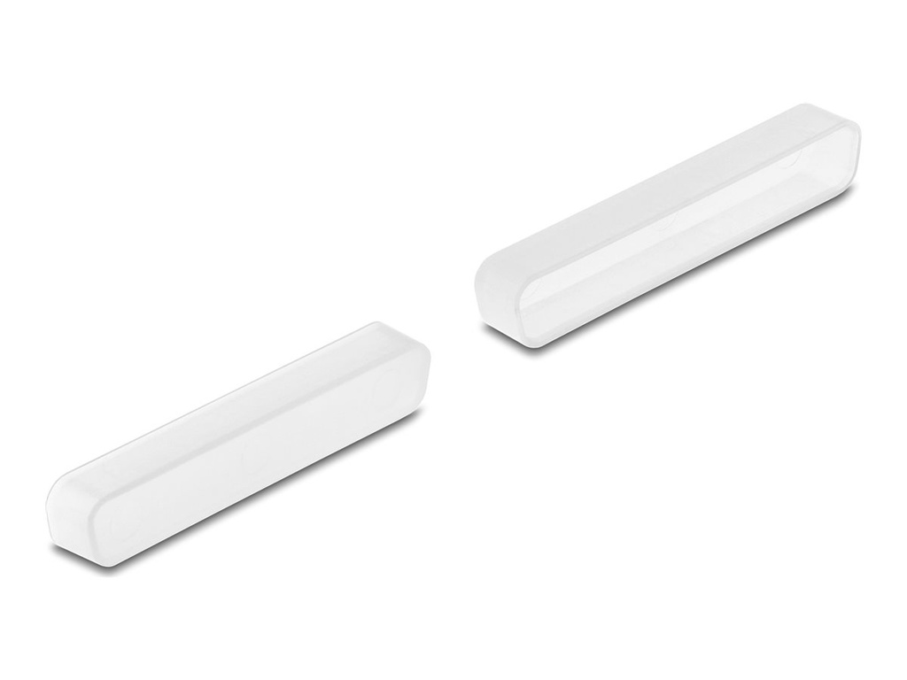 Delock Stecker-Staubschutz - für D-Sub 37 weiblich - durchsichtig (Packung mit 2)