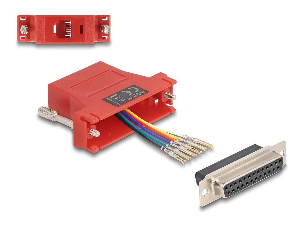 Delock Assembly Kit - Serieller Adapter - DB-25 (W)