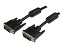 StarTech.com 3m DVI-D Single Link Kabel - St/St - DVI Monitorkabel - 1920x1200 - DVI Verbindungskabel/Anschlusskabel - Schwarz - DVI-Kabel - Single Link - DVI-D (M)