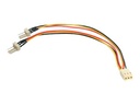 StarTech.com 15cm Molex 3pin Y-Kabel für Lüfter - 3 pol. Molex Adapterkabel - TX3 Splitter-Kabel - Netzsplitter für Lüfter - 3 PIN Internal Power (W)