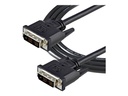 StarTech.com 2m DVI-D Single Link Kabel - St/St - DVI Monitorkabel - 1920x1200 - DVI Verbindungskabel/Anschlusskabel - Schwarz - DVI-Kabel - Single Link - DVI-D (M)