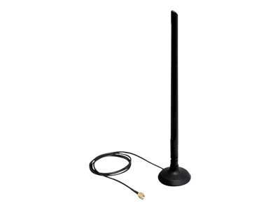 [88410] Delock SMA WLAN Antenna with Magnetic Stand and Flexible Joint 6.5 dBi