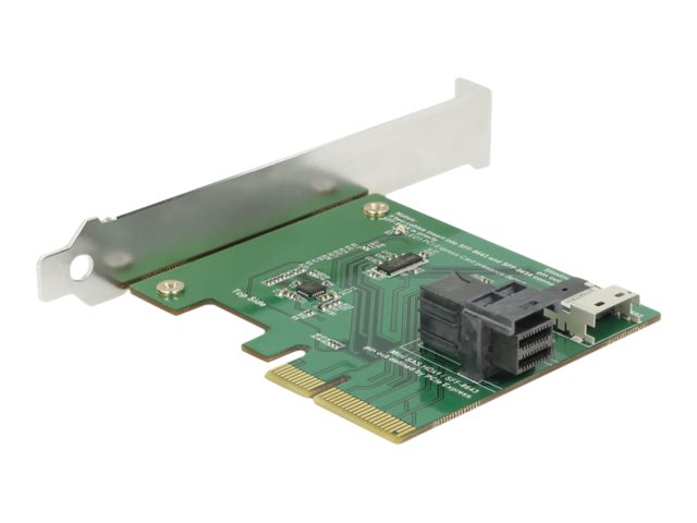 Delock PCI Express x4 Card U.2 NVMe to 1 x internal SFF-8654 4i + 1 x internal SFF-8643
