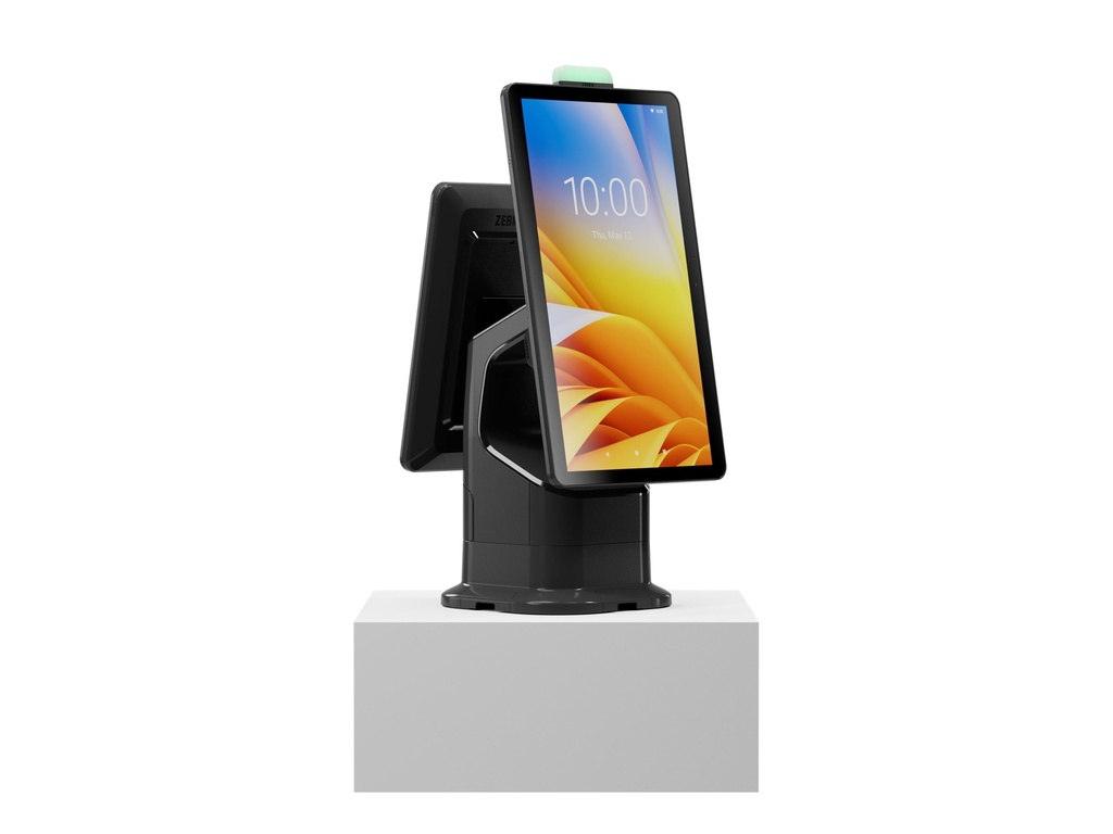 Zebra KC50 - Kiosk - 1 5430 / 2.1 GHz - RAM 8 GB - Flash 128 GB - 1GbE, Bluetooth, Wi-Fi 6, Bluetooth 5.3 LE, NFC - WLAN: 802.11 a/b/g/n/ac/ax/d/h/i/k/r/v/w/mc, Bluetooth 5.3 LE, NFC - Android 13 GMS - Monitor: LED 38.1 cm (15")