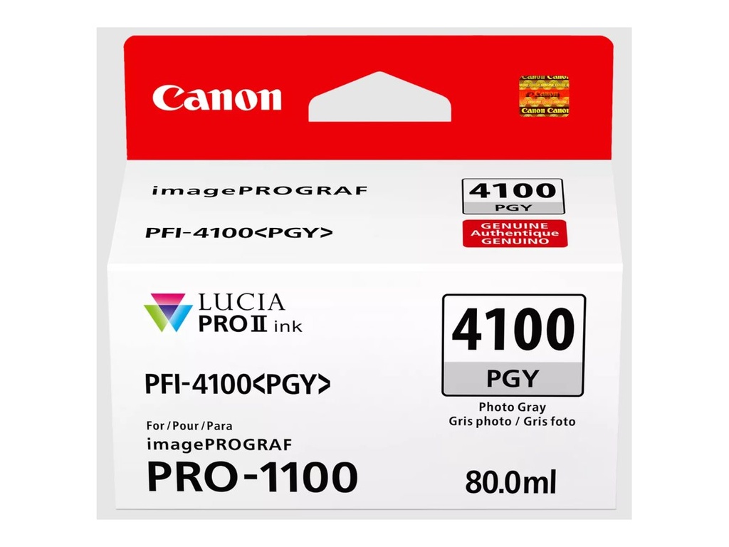 Canon PFI-4100 PGY - 80 ml - Photo Grau - original