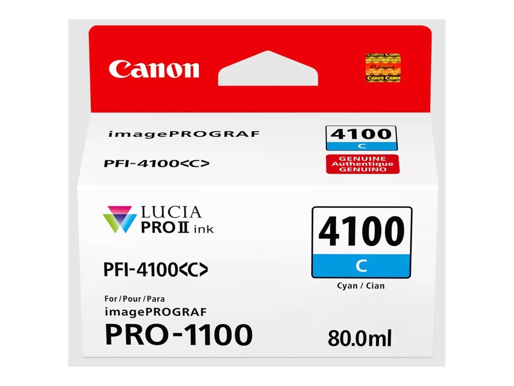 Canon PFI-4100 C - 80 ml - Cyan - original