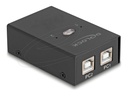 Delock USB-Schalter - 2 PC zu 4 Geräten - 6