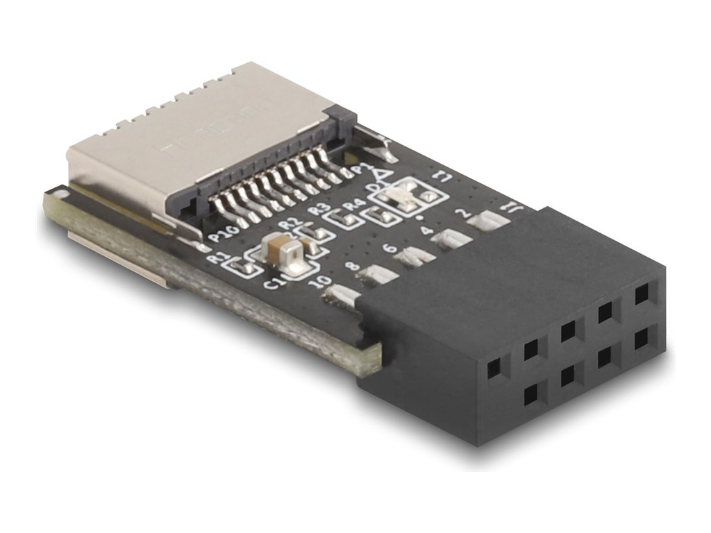Delock Interner USB-Adapter - 9-poliger USB 2.0 Kopf (W)