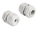 Delock Kabelverschraubung (M16) - Grau (Packung mit 2)