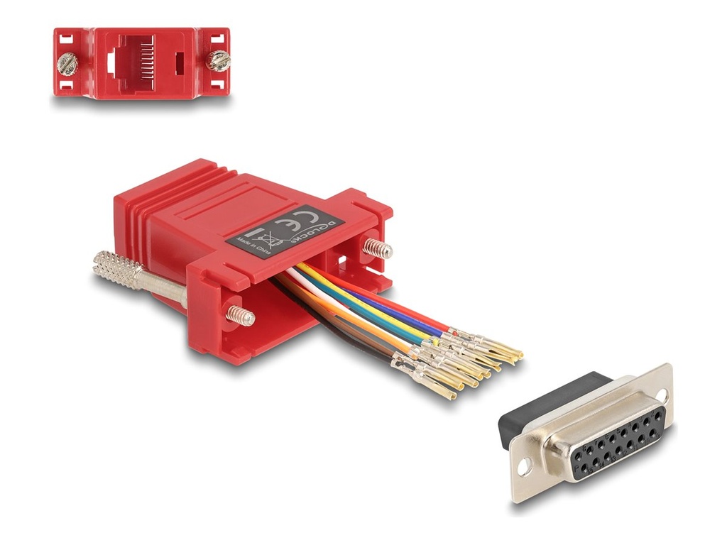 Delock Serieller Adapter - 15 pin D-Sub (DB-15)