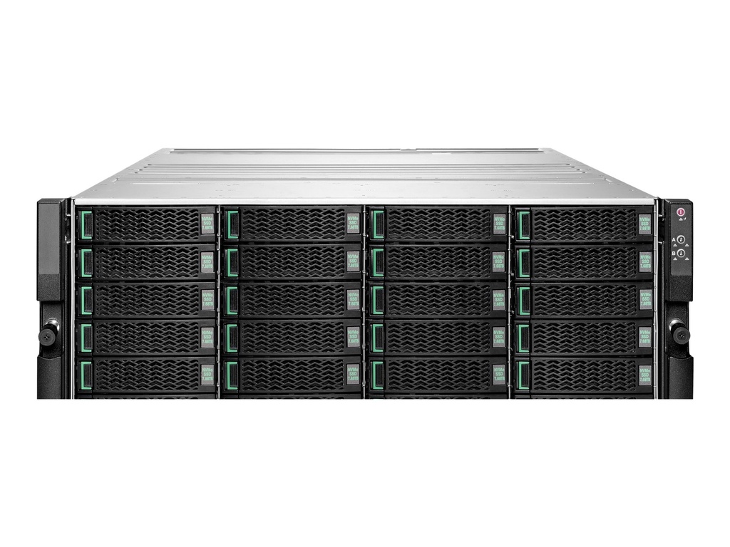 HPE Alletra 6010 All Flash Array Dual Controller Base Array - Solid State Drive Array - 24 Schächte (PCIe (NVMe))