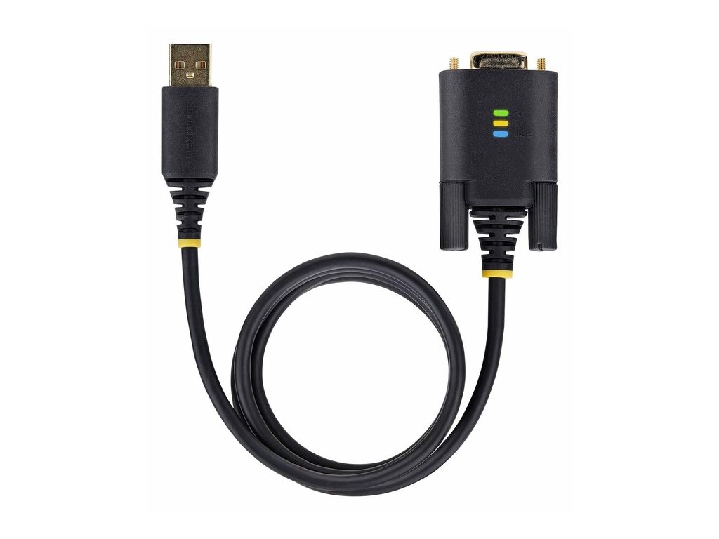 StarTech.com 6.6ft (2m) USB to Serial Adapter Cable, COM Retention, RS232 - Kabel USB / seriell - USB (M)
