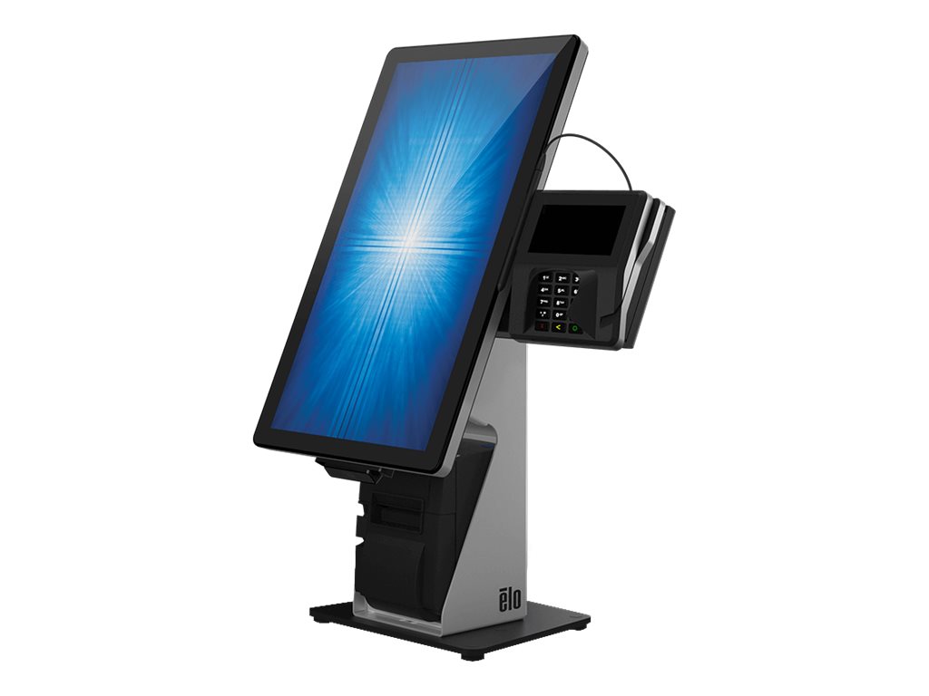Elo Touch Solutions Elo Wallaby Self-Service - Aufstellung - für POS-Terminal - Schwarz/Silber - Thekenbereich - für I-Series 4.0 (15.6 Zoll, 21.5 Zoll)