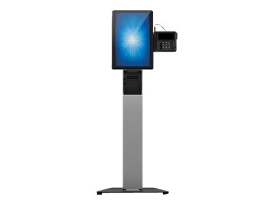 Elo Touch Solutions Elo Wallaby Self-Service - Aufstellung - für POS-Terminal - Schwarz/Silber - Bodenaufstellung - für I-Series 4.0 (15.6 Zoll, 21.5 Zoll)