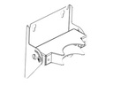 Elo Touch Solutions Elo - Montagekomponente (Montageklammer) - für Monitor - Bildschirmgröße: 25.4 cm (10")