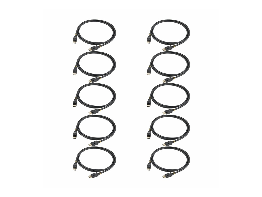 StarTech.com 2m VESA Certified DisplayPort 1.2 Cable - 10 Pack - 4K 60Hz - DisplayPort-Kabel - DisplayPort (M)