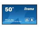 Iiyama LH5054UHS-B1AG - 125.7 cm (50") Diagonalklasse LH54 Series LCD-Display mit LED-Hintergrundbeleuchtung - interaktive Digital Signage - mit Integrierter SoC-Mediaplayer - 4K UHD (2160p)