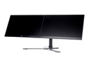 Iiyama DS1002D-B1 - Aufstellung - einstellbarer Arm - für 2 Monitore - Schwarz - Bildschirmgröße: 25.4-76.2 cm (10"-30")