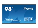 Iiyama LH9854UHS-B1AG - 249 cm (98") Diagonalklasse LH54 Series LCD-Display mit LED-Hintergrundbeleuchtung - interaktive Digital Signage - mit Integrierter SoC-Mediaplayer - 4K UHD (2160p)