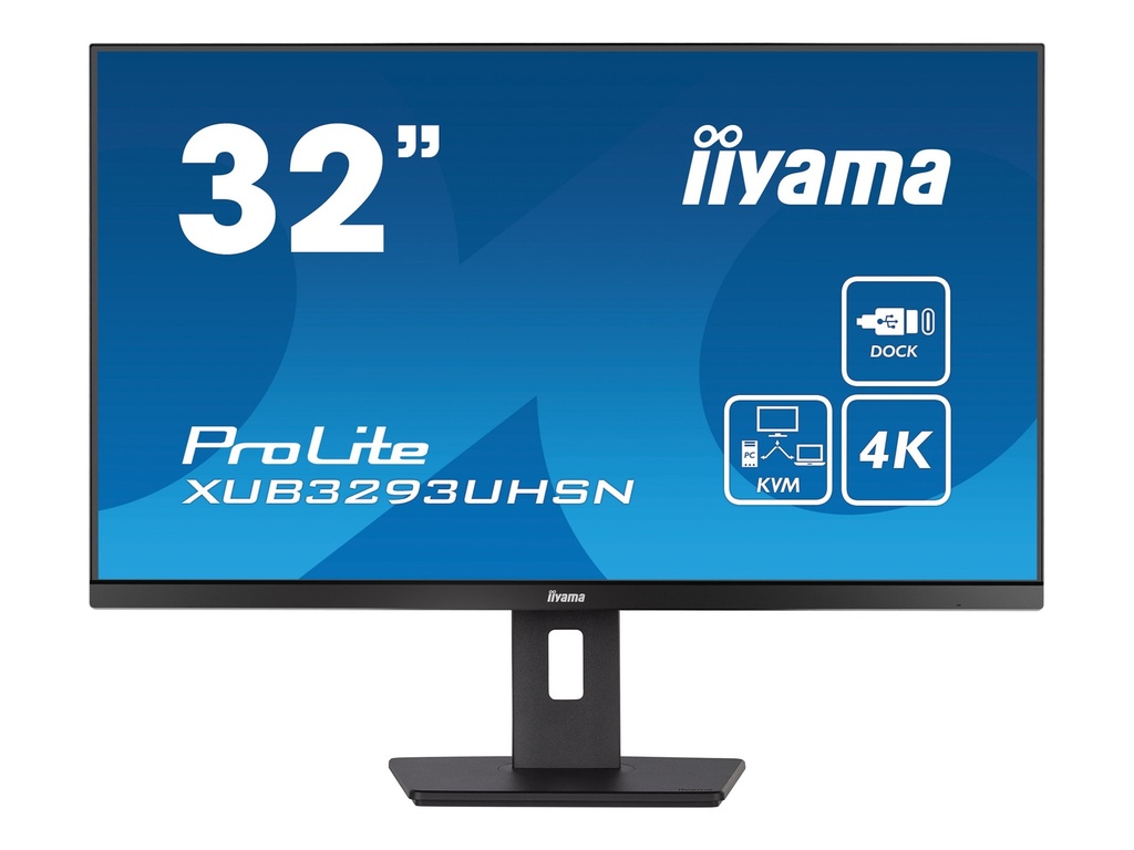 Iiyama ProLite XUB3293UHSN-B5 - LED-Monitor - 80 cm (31.5")