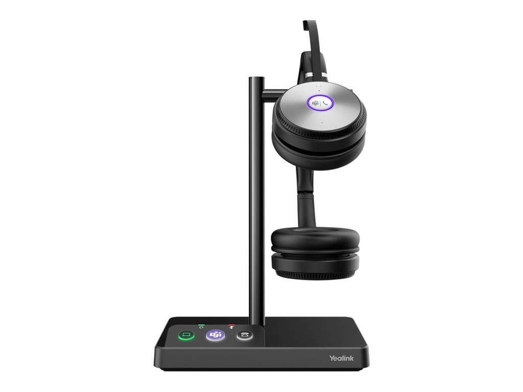 Yealink WH62 Dual Teams Headset - Kabellos - 20 - 20000 Hz - Büro/Callcenter - 127 g - Kopfhörer - Schwarz